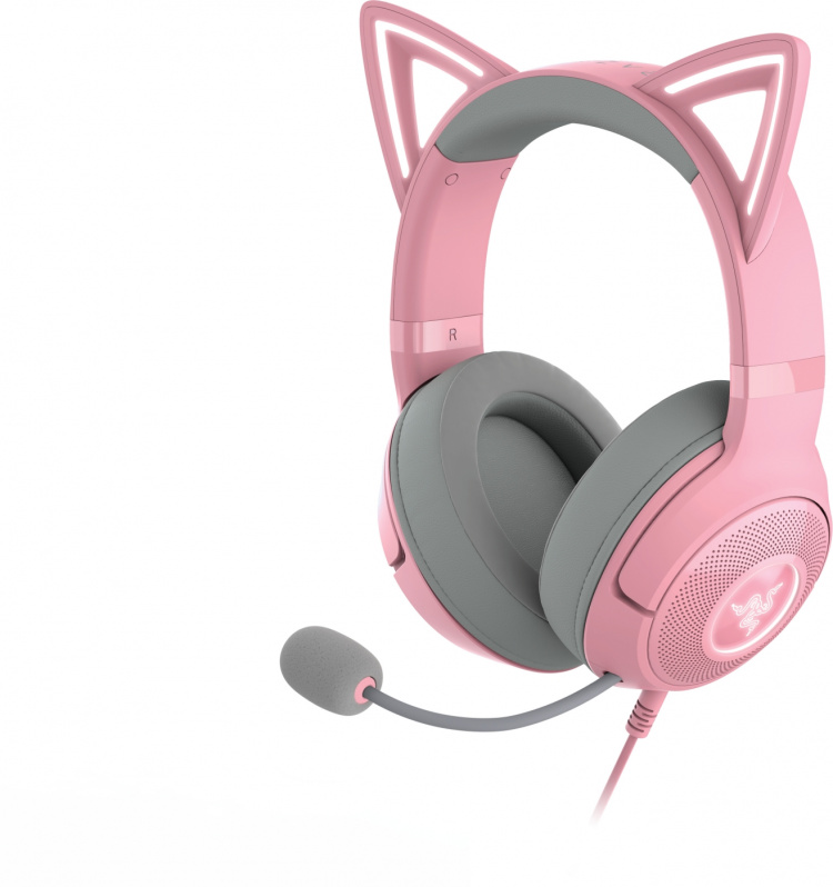 Razer Kraken Kitty V2 -pelikuulokkeet, pinkki