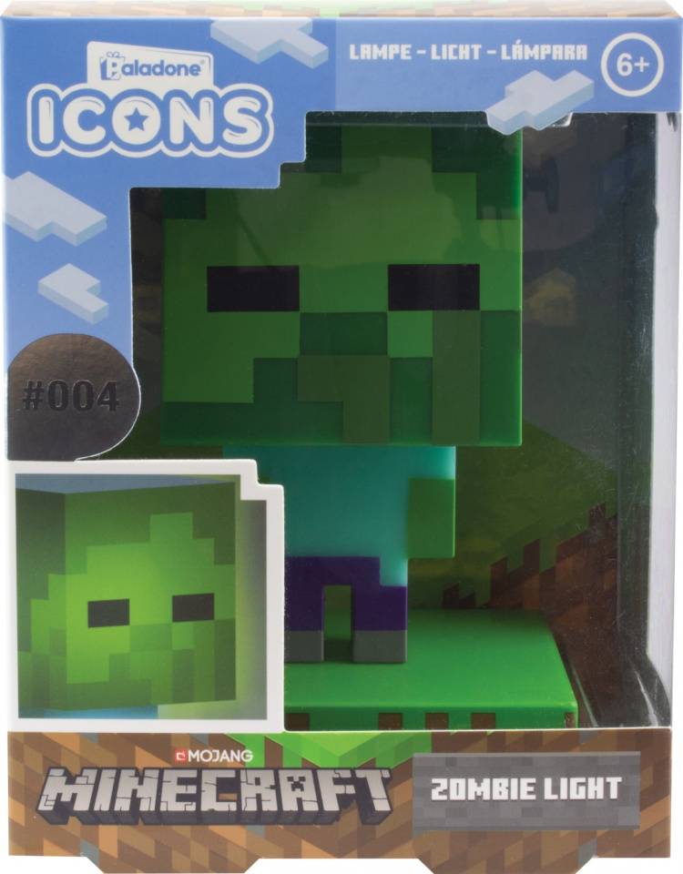 MINECRAFT Paladone Minecraft Zombie -valo MINECRAFT Paladone Minecraft Zombie -valo
