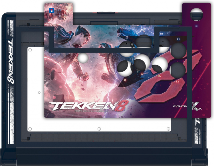 HORI Fighting Stick Alpha – Tekken 8 -peliohjain, PS4 / PS5 / PC