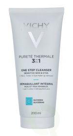 Vichy Purete Thermale 3In1 One Step Cleanser 200 ml Sensitive Skin - 1.Cleansing Milk, 2.Toner, 3.Eye Make-up Remover
