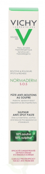 Vichy Normaderm S.O.S. Phytosolution Sulfur Anti-Spot Paste 20 ml