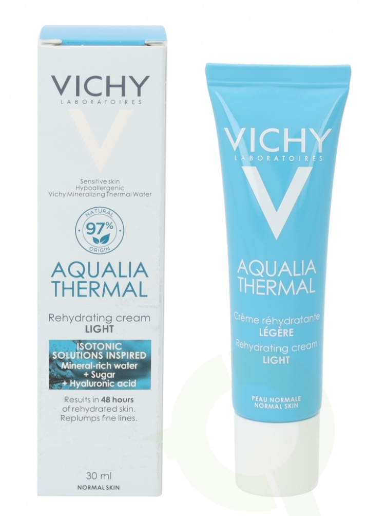 Vichy Aqualia Thermal Light Rehydrating Cream 30 ml Results In 48HR Of Rehydrated Skin. Normal Skin