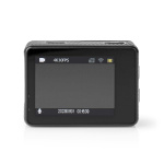 Nedis Action-kamera | Kaksoisnäyttö | 4K@30fps | 16 MPixel | Vedenpitävyys enintään (m): 30.0 m | 90 min | Wi-Fi | Sovellus saatavana kohteeseen: Android™ / IOS | Kiinnikkeitä mukana | Musta Nedis Action-kamera | Kaksoisnäyttö | 4K@30fps | 16 MPixel | Vedenpitävyys enintään (m): 30.0 m | 90 min | Wi-Fi | Sovellus saatavana kohteeseen: Android™ / IOS | Kiinnikkeitä mukana | Musta