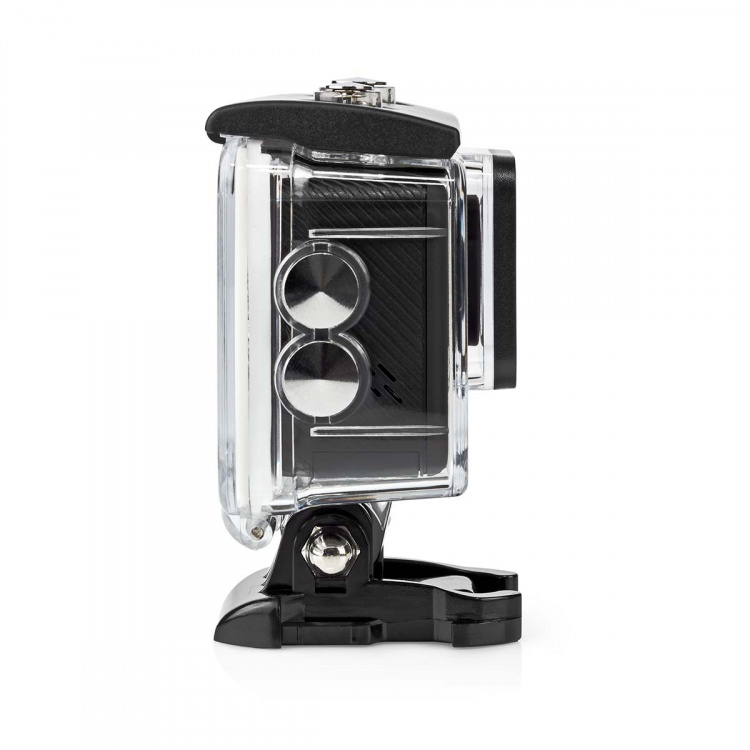 Nedis Action-kamera | Kaksoisnäyttö | 4K@30fps | 16 MPixel | Vedenpitävyys enintään (m): 30.0 m | 90 min | Wi-Fi | Sovellus saatavana kohteeseen: Android™ / IOS | Kiinnikkeitä mukana | Musta Nedis Action-kamera | Kaksoisnäyttö | 4K@30fps | 16 MPixel | Vedenpitävyys enintään (m): 30.0 m | 90 min | Wi-Fi | Sovellus saatavana kohteeseen: Android™ / IOS | Kiinnikkeitä mukana | Musta