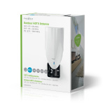 Nedis Aktiivinen HDTV Antenni | Aktiivinen | Liittimen tyyppi: F-liitin | FM / UHF / VHF | Vastaanottoalue: 0-50 km | LTE700 | Vahvistus: 25 dB | Musta / Valkoinen