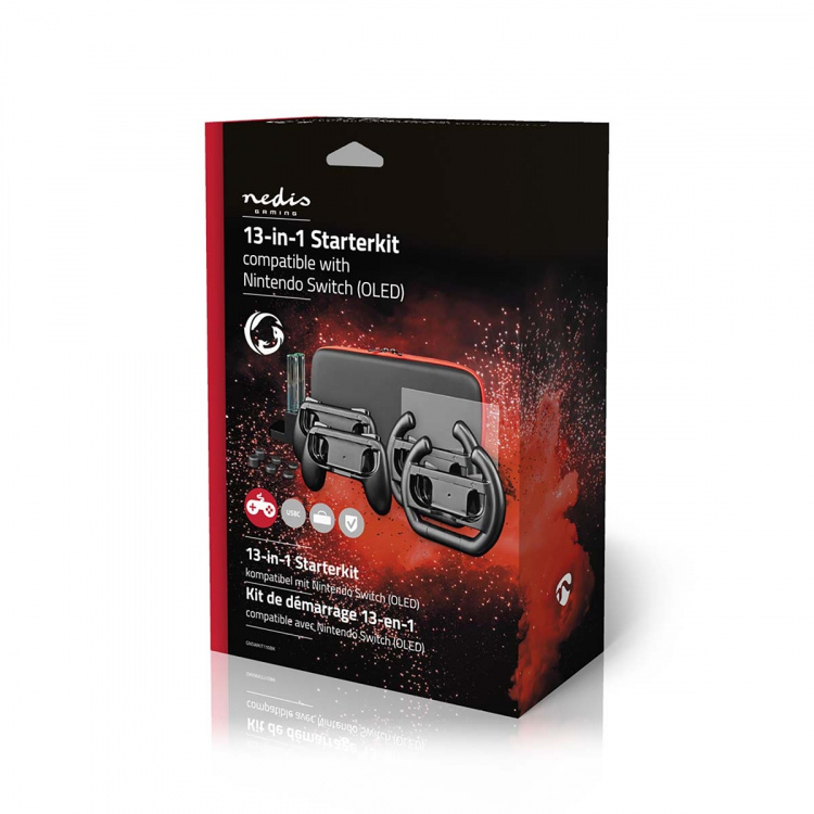 Nedis Pelaamisen aloituspaketti | Sopii käytettäväksi: Nintendo Switch (OLED) | 13-in-1