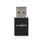 Nedis Verkkosovitin | Wi-Fi | N300 | 2.4 GHz | USB2.0 | Wi-Fi kokonaisnopeus: 300 Mbps | Windows 10 / Windows 11 / Windows 8