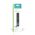Nedis Kaukosäädin | Sopii laitteeseen: Hi-Sense | Esiohjelmoitu | 1 Laite | Amazon Prime / Disney + Button / Netflix -näppäin / Rakuten TV Button | Infrapuna | Musta