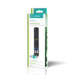 Nedis Kaukosäädin | Sopii laitteeseen: Hi-Sense | Esiohjelmoitu | 1 Laite | Amazon Prime / Disney + Button / Netflix -näppäin / Rakuten TV Button | Infrapuna | Musta