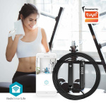 Nedis SmartLife Ulkoliikunta | Bluetooth® | Dual Hall sensor | LED | PVC | 3.00 m | Kiristysnyörilaukku / Langattomat pallot | Musta