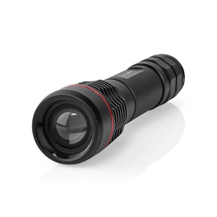 Nedis LED Taskulamppu | Paristokäyttöinen | 3.7 V DC | 10 W | N/A | Paristot sisältyvät | Ladattava | Nimellisvaloteho: 1000 lm | Valoalue: 200 m | Säteen kulma: 10 ° Nedis LED Taskulamppu | Paristokäyttöinen | 3.7 V DC | 10 W | N/A | Paristot sisältyvät | Ladattava | Nimellisvaloteho: 1000 lm | Valoalue: 200 m | Säteen kulma: 10 °