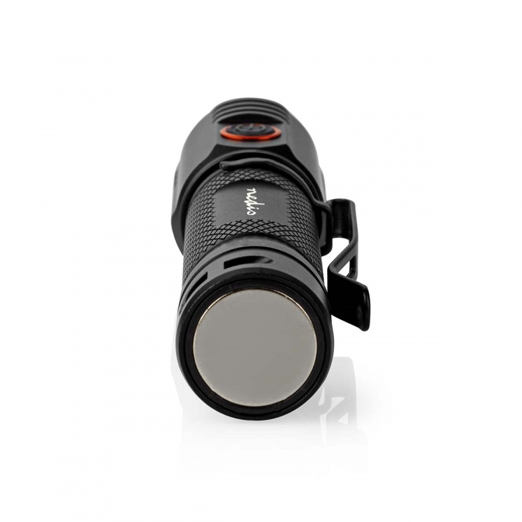 Nedis LED Taskulamppu | Paristokäyttöinen | 3.7 V DC | 20 W | N/A | Paristot sisältyvät | Ladattava | Nimellisvaloteho: 2000 lm | Valoalue: 180 m | Säteen kulma: 10 °