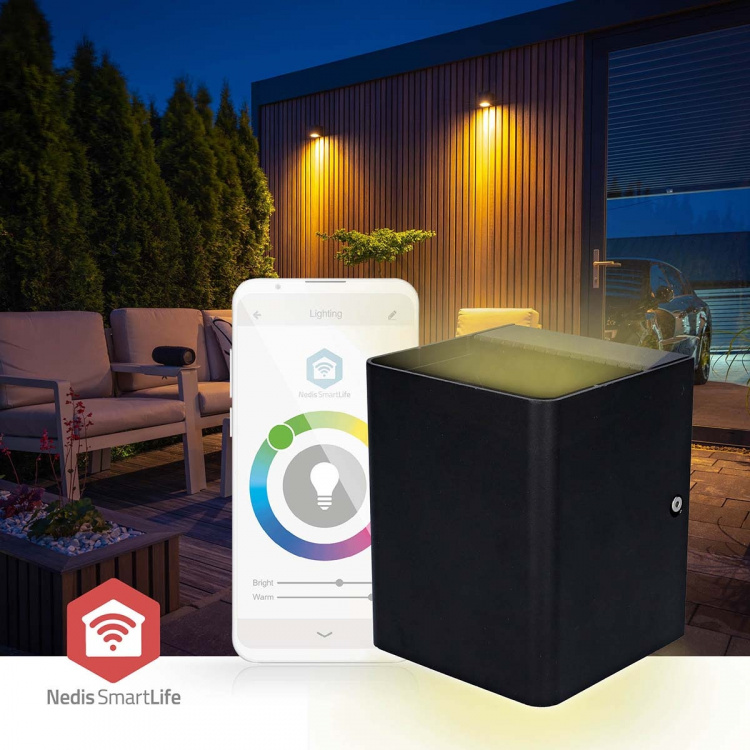 Nedis Smartlife Outdoor Light | 2 x 270 lm | Zigbee 3.0 | 12 + 4 W | Lämmin Valkoinen / RGB | 2700 K | Alumiini | Android™ / IOS Nedis Smartlife Outdoor Light | 2 x 270 lm | Zigbee 3.0 | 12 + 4 W | Lämmin Valkoinen / RGB | 2700 K | Alumiini | Android™ / IOS