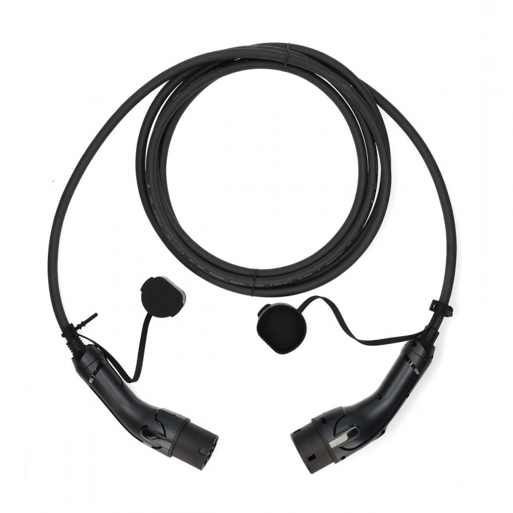 Nedis Sähköajoneuvon kaapeli | Cable Type 2 | 16 A | 11000 W | 3-vaiheet | 5.00 m | Musta | Pakkaus