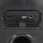 Nedis Bluetooth® Party Speaker | Suurin akun toistoaika: 5 tuntia | 150 W | Kantokahva | Juhlavalot | Linkitettävä | Taajuuskorjain | Musta / Oranssi