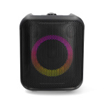 Nedis Bluetooth® Party Speaker | Suurin akun toistoaika: 5 tuntia | 150 W | Kantokahva | Juhlavalot | Linkitettävä | Taajuuskorjain | Musta / Oranssi
