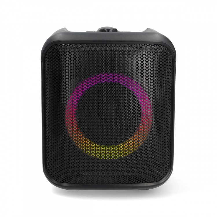 Nedis Bluetooth® Party Speaker | Suurin akun toistoaika: 5 tuntia | 150 W | Kantokahva | Juhlavalot | Linkitettävä | Taajuuskorjain | Musta / Oranssi