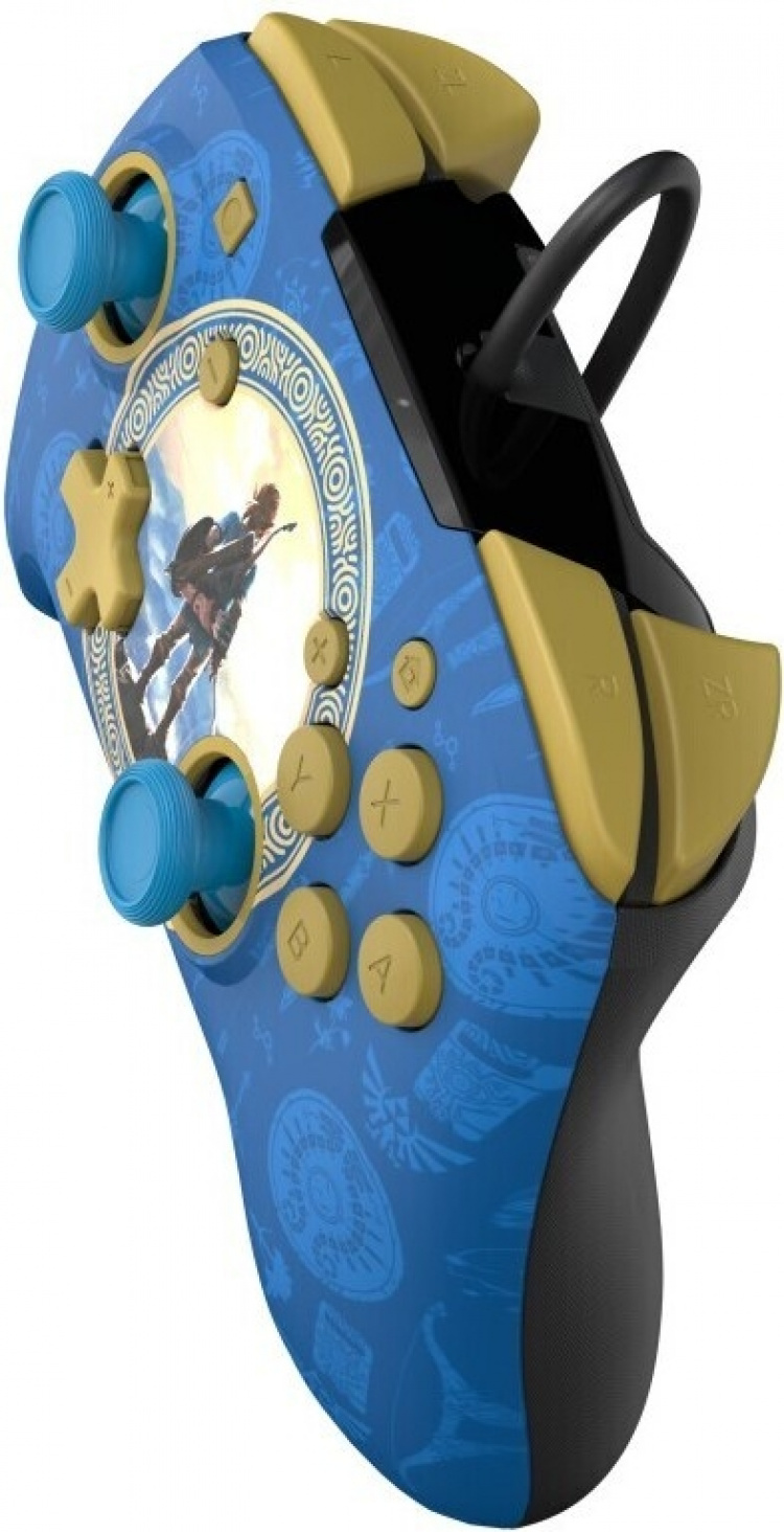 PDP Gaming Rematch Wired Controller – Hyrule Blue -langallinen ohjain, Switch PDP Gaming Rematch Wired Controller – Hyrule Blue -langallinen ohjain, Switch