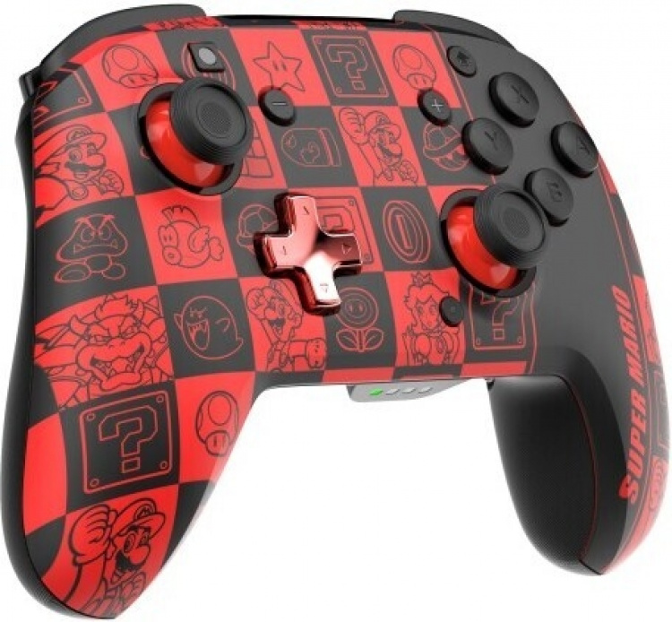 PDP Gaming Rematch Glow Wireless Controller -langaton peliohjain, Super Icon, Switch PDP Gaming Rematch Glow Wireless Controller -langaton peliohjain, Super Icon, Switch