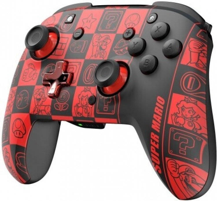 PDP Gaming Rematch Glow Wireless Controller -langaton peliohjain, Super Icon, Switch PDP Gaming Rematch Glow Wireless Controller -langaton peliohjain, Super Icon, Switch