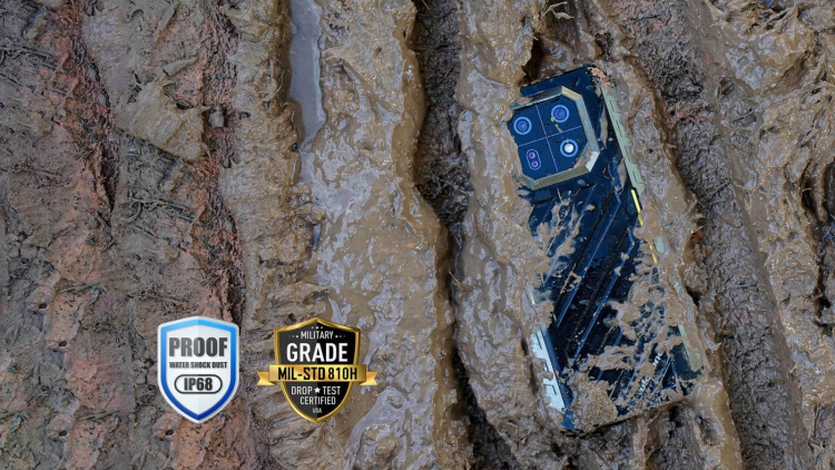 Ulefone Armor 22 -puhelin, 256/8 Gt, musta/vihreä Ulefone Armor 22 -puhelin, 256/8 Gt, musta/vihreä