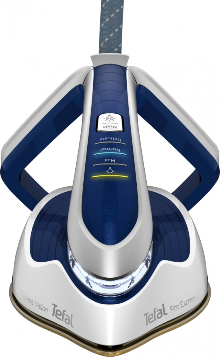 Tefal Pro Express Vision -höyrysilityskeskus, sininen/valkoinen