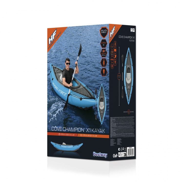 Bestway Hydro Force Cove Champion X1 Kajak 275 x 81cm
