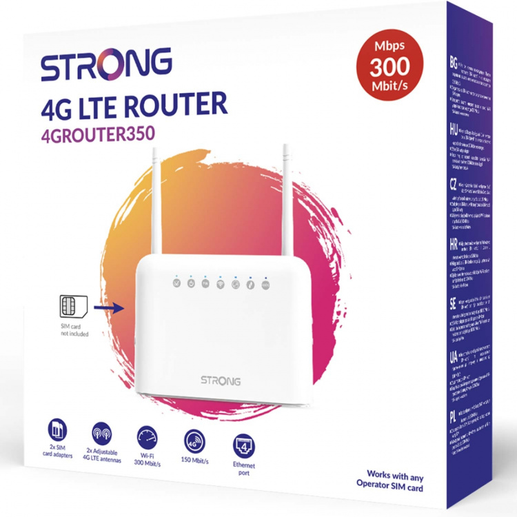 Strong 4G-router WiFi 300Mbit/s
