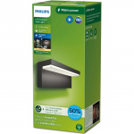 Philips Bustan Vägg Ultra Efficient LED 3,8W 800lm Antracit