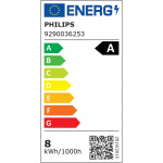 Philips LED E27 Normal 7,3W (100W) Frostad 1535lm 2700K Energiklass A