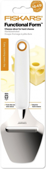 Fiskars Functional Form -juustohöylä kovalle juustolle