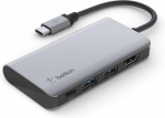 Belkin USB-C 4 in 1 Multi-Port -adapteri Belkin USB-C 4 in 1 Multi-Port -adapteri