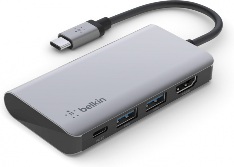 Belkin USB-C 4 in 1 Multi-Port -adapteri Belkin USB-C 4 in 1 Multi-Port -adapteri