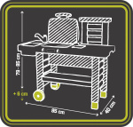 Smoby SAS Smoby Garden Kitchen -leikkikeittiö