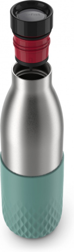 Tefal Bludrop Sleeve -juomapullo, 0,7 L, vihreä/teräs