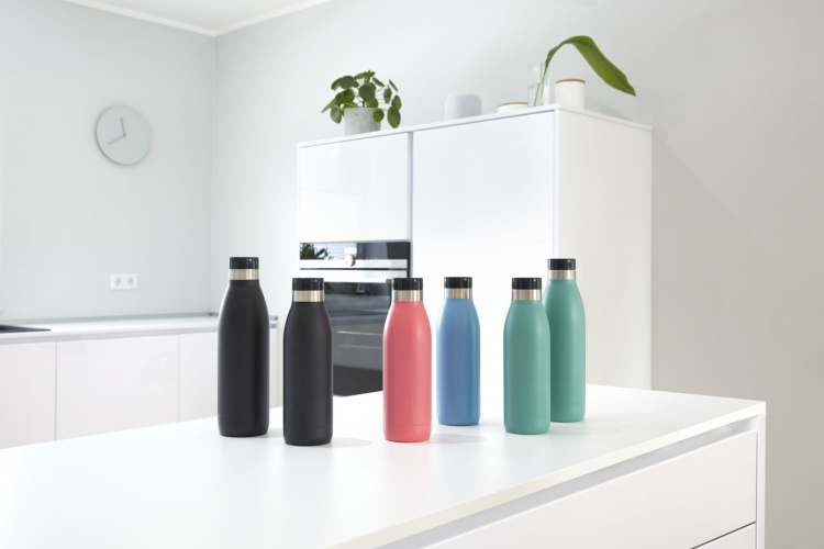 Tefal Bludrop Basic -juomapullo, 0,7 L, musta