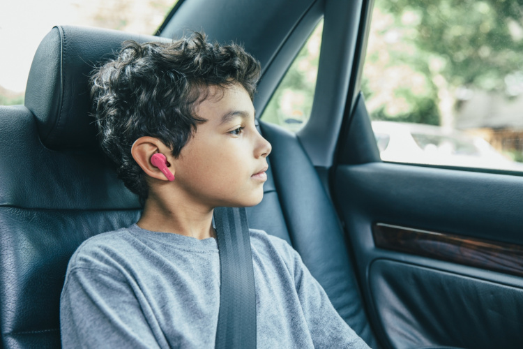 Belkin Soundform Nano nappikuulokkeet lapsille, pinkki