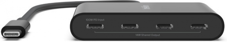 Belkin Connect USB-C -hubi, neljä porttia