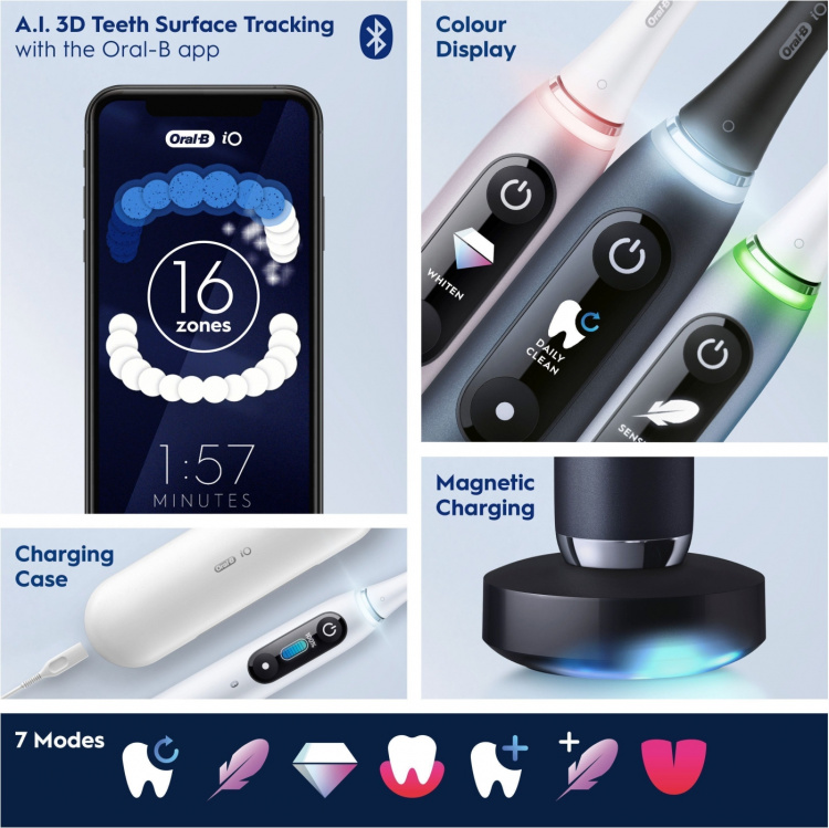 Oral B iO Series 9 -sähköhammasharja, ruusu