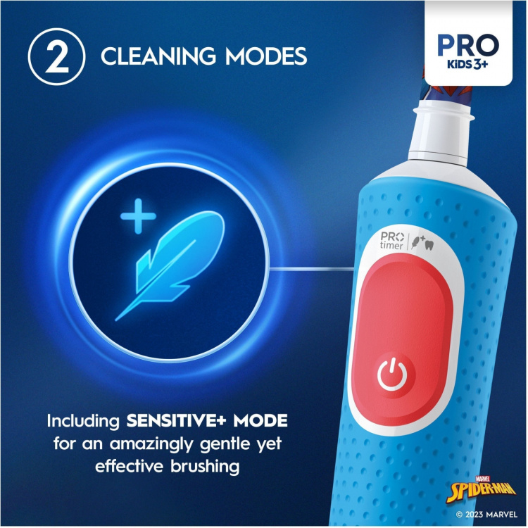 Oral B Vitality Pro Kids Spider-Man -sähköhammasharja Oral B Vitality Pro Kids Spider-Man -sähköhammasharja