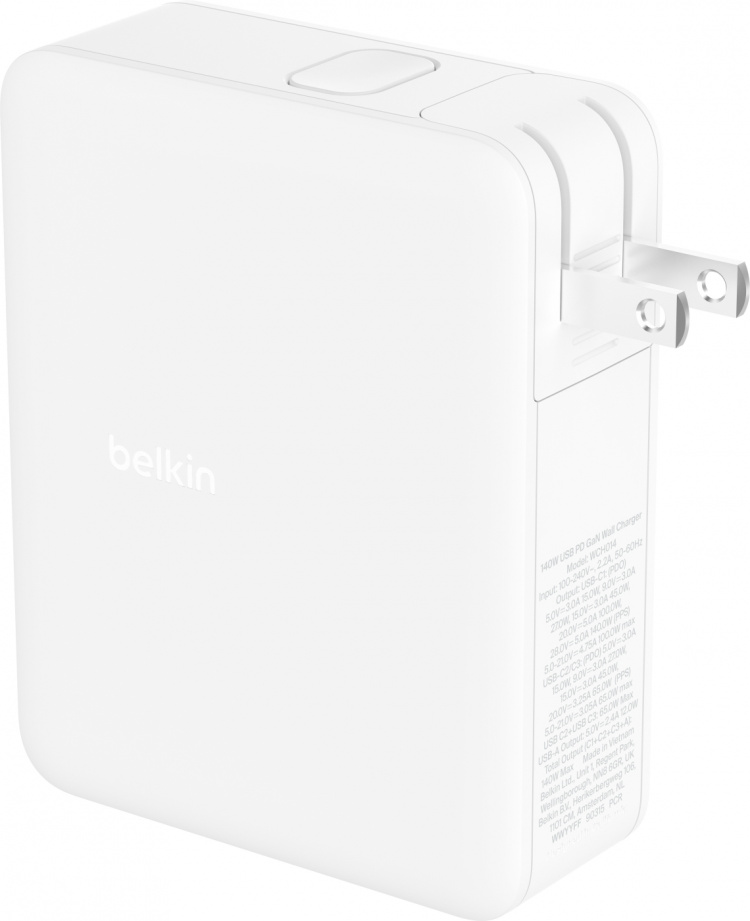 Belkin BoostCharge Pro 4-porttinen GaN 140 W -verkkovirtalaturi