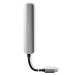 Nedis USB N Moniporttisovitin | 5-in-1 | USB 3.2 Gen 1 | USB-C™ Uros | HDMI™ Ulostulo / RJ45 Naaras / 3x USB-A Naaras | 5 Gbps | 0.20 m | Pyöreä | Kullattu | PVC | Antrasiitti | Laatikko