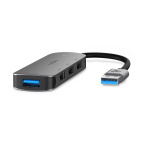 Nedis USB-keskitin | USB-A Male | 4x USB A Female | 4-Porttinen port(s) | USB 2.0 / USB 3.2 Gen 1 | USB Virta
