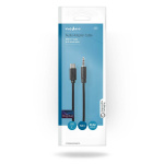 Nedis USB-C™ Sovitin | USB 2.0 | USB-C™ Uros | 3.5 mm uros | 1.00 m | Pyöreä | Niklattu | PVC | Musta | Laatikko