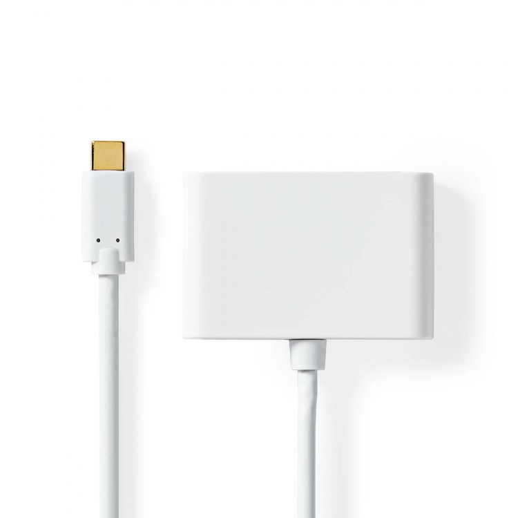 Nedis USB N Moniporttisovitin | 2-in-1 | USB 3.2 Gen 1 | USB-C™ Uros | 2x USB-A | 1000 Mbps | 0.20 m | Pyöreä | Niklattu | PVC | Valkoinen | Blister Nedis USB N Moniporttisovitin | 2-in-1 | USB 3.2 Gen 1 | USB-C™ Uros | 2x USB-A | 1000 Mbps | 0.20 m | Pyöreä | Niklattu | PVC | Valkoinen | Blister