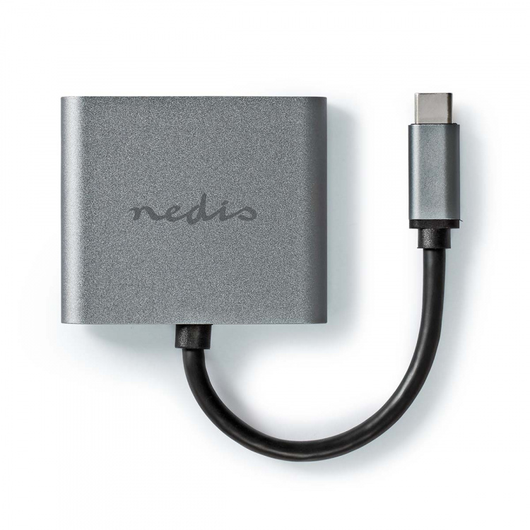 Nedis USB N Moniporttisovitin | 2-in-1 | USB 3.2 Gen 1 | USB-C™ Uros | 2x HDMI™ | 0.10 m | Pyöreä | Niklattu | PVC | Musta | Kirjekuori Nedis USB N Moniporttisovitin | 2-in-1 | USB 3.2 Gen 1 | USB-C™ Uros | 2x HDMI™ | 0.10 m | Pyöreä | Niklattu | PVC | Musta | Kirjekuori