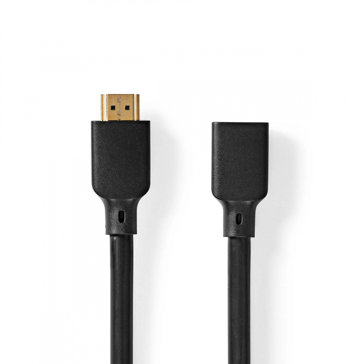 Nedis Ultra High Speed ​​HDMI ™ -kaapeli | HDMI™ liitin | HDMI™ Ulostulo | 8K@60Hz | 48 Gbps | 1.00 m | Pyöreä | 7.9 mm | Musta | Laatikko