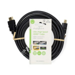 Nedis Ultra High Speed HDMI ™ -kaapeli | HDMI™ liitin | HDMI™ liitin | 8K@60Hz | 48 Gbps | 3.00 m | Pyöreä | 6.7 mm | Musta | Label Nedis Ultra High Speed HDMI ™ -kaapeli | HDMI™ liitin | HDMI™ liitin | 8K@60Hz | 48 Gbps | 3.00 m | Pyöreä | 6.7 mm | Musta | Label