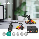 Nedis Videosieppari | USB 2.0 | 480p | A / V-kaapeli / Scart Nedis Videosieppari | USB 2.0 | 480p | A / V-kaapeli / Scart