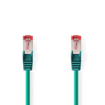 Nedis CAT6 Verkkokaapeli | RJ45 uros | RJ45 uros | S/FTP | 2.00 m | Pyöreä | LSZH | Vihreä | Label